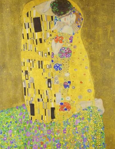 Stock image for Klimt LARGE Notebook #9: Cool Artist Gifts - The Kiss Der Kuss Gustav Klimt Notebook College Ruled to write in 8.5x11" LARGE 100 Lined Pages for sale by Revaluation Books