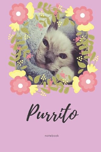 Imagen de archivo de Purrito Notebook: Kitty Notebook, Cat Notebook, Sweet Notebook, (110 Pages, Blank, 6 x 9) a la venta por Revaluation Books