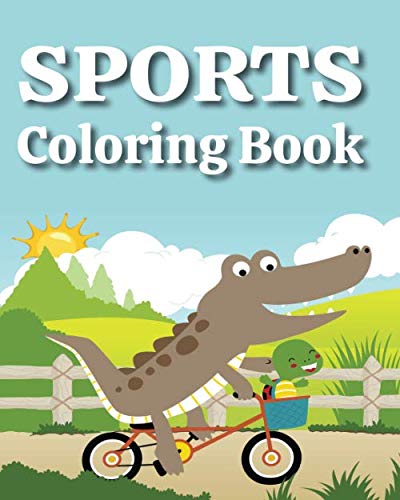 Stock image for Sports Coloring Book: Your young artist will enjoy the printed frame border for their masterpiece. for sale by Revaluation Books