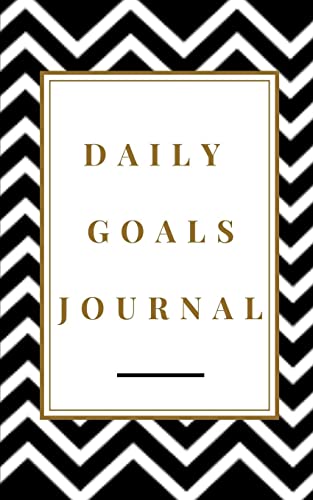 Beispielbild fr Daily Goals Journal - Planning My Day - Gold Black Strips Cover zum Verkauf von Buchpark