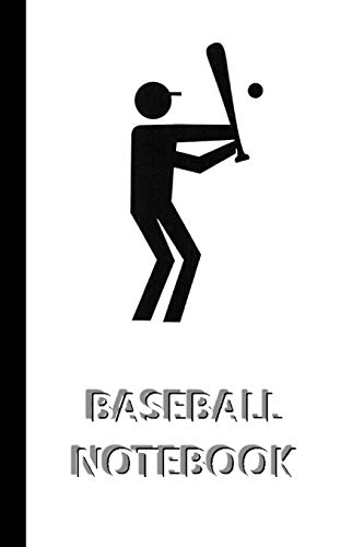 Stock image for BASEBALL NOTEBOOK [ruled Notebook/Journal/Diary to write in, 60 sheets, Medium Size (A5) 6x9 inches]: SPORT Notebook for fast/simple saving of instruc for sale by Chiron Media