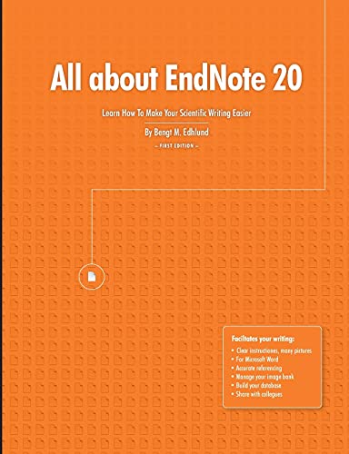 Imagen de archivo de All about EndNote 20: Learn How To Make Your Scientific Writing Easier a la venta por GreatBookPrices