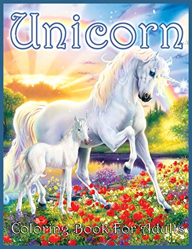 Beispielbild fr Unicorn Coloring Book For Adults: Beautiful Fantasy Coloring Book for Adults with Magical Unicorns (Designs for Stress Relief and Relaxation) zum Verkauf von Bookmonger.Ltd