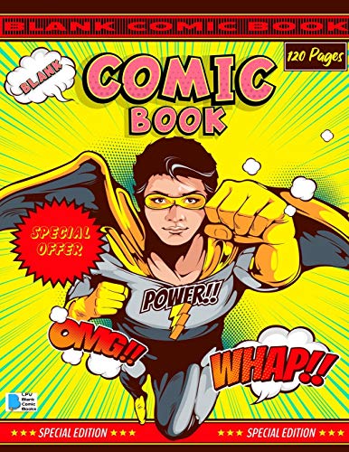 9781716299056: Blank Comic Book: Create Your Own Comics with this Comic Book Journal Notebook - 120 Pages of Fun and Unique Templates - A Large 8.5" x 11" Notebook ... | Cartoon / Comic Book With Lots of Templates