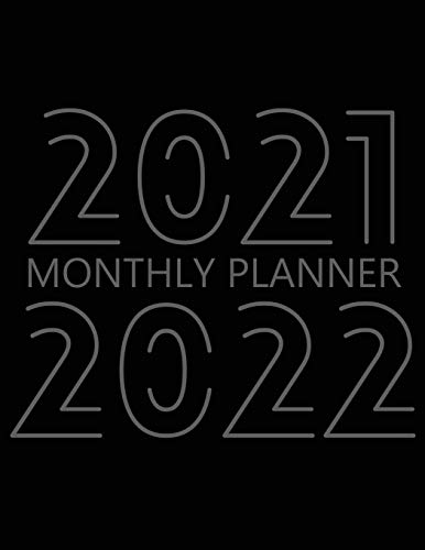 9781716309175: 2021-2022 Monthly Planner: 24 Month Agenda for Men, Monthly Organizer Book for Activities and Appointments, 2 Year Calendar Notebook, White Paper, 8.5″ x 11″, 136 Pages