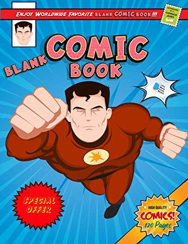 9781716345944: Blank Comic Book: Create Your Own Comics with this Comic Book Journal Notebook - 120 Pages of Fun and Unique Templates - A Large 8.5" x 11" Notebook ... - Cartoon / Comic Book With Lots of Templates