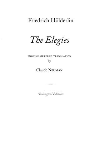 Stock image for Elegies for sale by THE SAINT BOOKSTORE