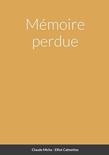 9781716728402: Mmoire perdue (Basque Edition)