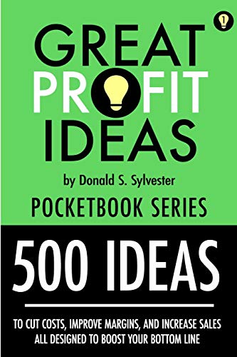 Stock image for Great Profit Ideas - Pocketbook Series - 500 Ideas for sale by Red's Corner LLC