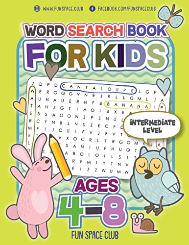 

Word Search Books for Kids, Ages 4-8 : Circle a Word Puzzle Books Word Search for Kids Ages 4-8 Grade Level Preschool, Kindergarten-3