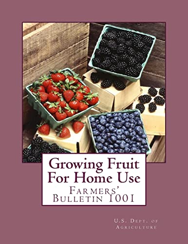 9781717260123: Growing Fruit For Home Use: Farmers' Bulletin 1001