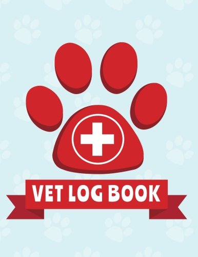 Stock image for Vet Log Book: Blank Sketchbook For Kids Veterinarian Play Kit And Vet Sets - Paw Prints Design - 120 Pages - Large (8.5 x 11 inches) for sale by Revaluation Books