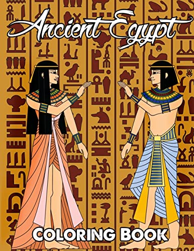 9781717397157: Ancient Egypt Coloring Book: Relieve Stress and Have Fun with Egyptian Symbols, Gods, Mythology, Hieroglyphics, and Pharaohs: Volume 1 [Lingua Inglese]