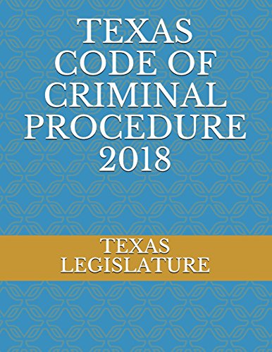 Stock image for TEXAS CODE OF CRIMINAL PROCEDURE 2018 for sale by HPB-Red
