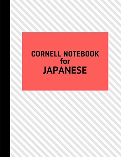 9781717947185: Cornell Notebook For Japanese: Cornell Note Taking Template For Learning Japanese Vocabulary, Phrases and Translations