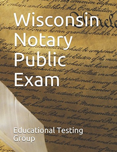 Stock image for Wisconsin Notary Public Exam for sale by Big River Books
