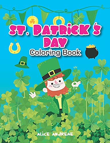 Immagine stock per St.Patrick Coloring Book: coloring and activity books for kids ages 4-8