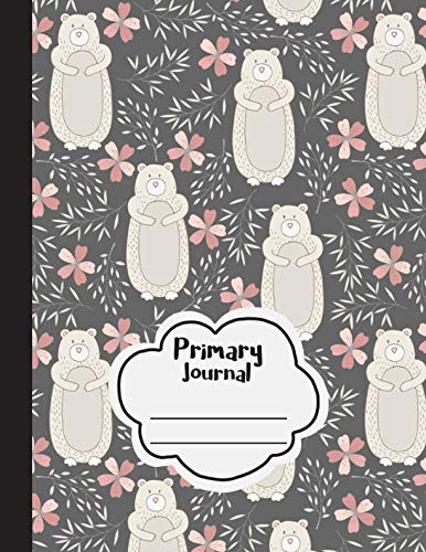 Stock image for Primary Journal: Dotted Midline and Picture Space | Grades K-2 School Exercise Notebook - 100 Story Pages | Bear Hugs (Forest Animals Series) for sale by Revaluation Books