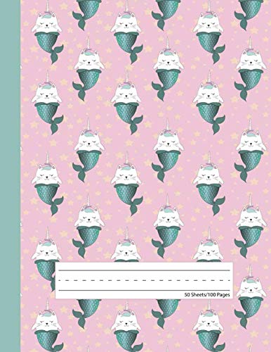 Stock image for Caticorn Mermaid - Primary Story Journal: Dotted Midline and Picture Space | Grades K-2 Composition School Exercise Book | 100 Story Pages (Unicorn Cat Notebooks For Girls) for sale by Revaluation Books