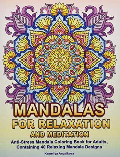 3 Mandala Adult Coloring Books Calming Stress Relieving Relax Designs  Paperback 