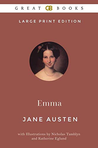 Beispielbild fr Emma (Large Print Edition) by Jane Austen (Illustrated) zum Verkauf von WorldofBooks