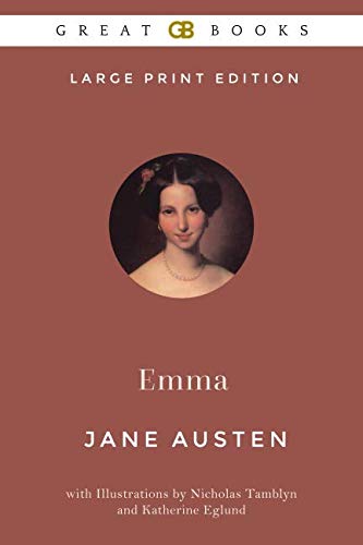 Stock image for Emma (Large Print Edition) by Jane Austen (Illustrated) for sale by WorldofBooks
