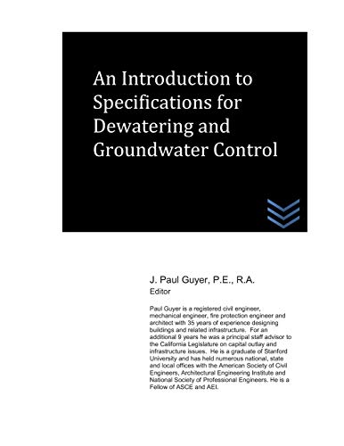 9781718160996: An Introduction to Specifications for Dewatering and Groundwater Control