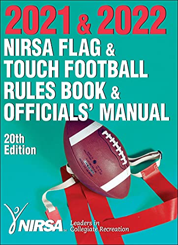 Stock image for 2021 2022 NIRSA Flag Touch Football Rules Book Officials' Manual for sale by PBShop.store UK