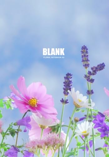 Imagen de archivo de Blank Floral Notebook A5: Journal | plain + unruled | 110 pages | cream paper | perfect binding | durable Softcover a la venta por Revaluation Books