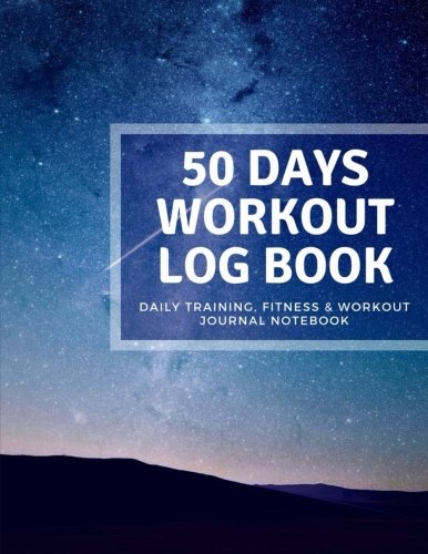 Beispielbild fr 50 Days Workout Log Book: Daily Training, Fitness & Workout Journal Notebook 50 Pages 8.5in by11in zum Verkauf von Revaluation Books