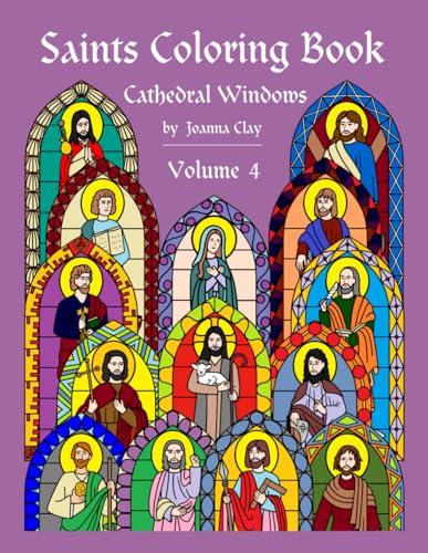 9781718906556: Saints Coloring Book: Volume 4 (Cathedral Windows)