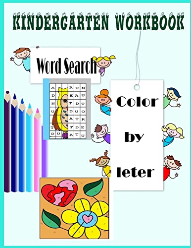 9781719006965: Kindergarten workbook color by letter word search: Children’s Book/Color by letter/word search/ coloring / Kids workbook/ activity book/ Family relationship hobbies