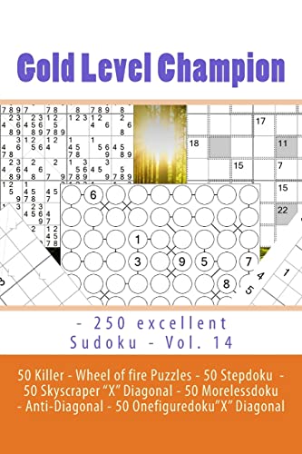 Stock image for Gold Level Champion - 250 excellent Sudoku - Vol. 14: This sudoku of the highest brand for you (PITSTOP GOLD SERIES) for sale by Lucky's Textbooks