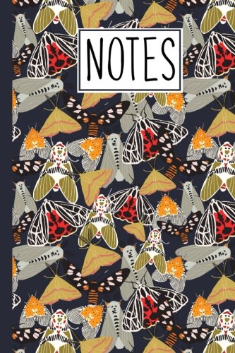 Stock image for Notes: Moth Notebook, Insect blank notebook, journal, composition book (6x9), mothing for sale by Revaluation Books