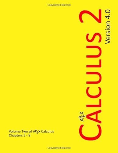9781719263382: APEX Calculus 2: Volume 2