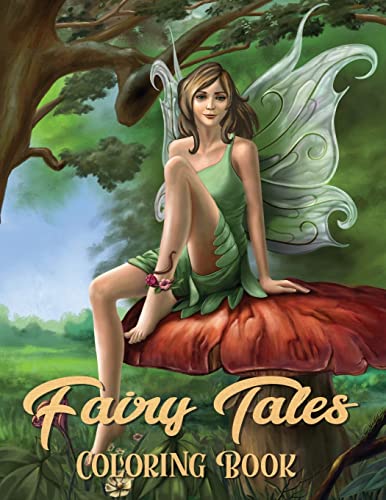 9781719284233: Fairy Tales Coloring Book: Adult Coloring Book Wonderful grimm Fairy Tales, Relaxing Fantasy Scenes and Inspiration
