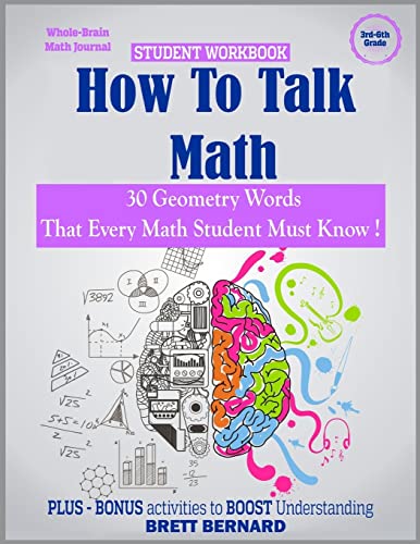 9781719316347: How to Talk Math: 30 Geometry Words that every math student MUST KNOW!
