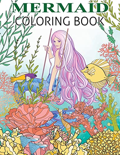 9781719432702: Mermaid Coloring Book: Mermaid Coloring Book For Adults and Teens Gorgeous Fantasy Mermaid Colouring Relaxing, Inspiration