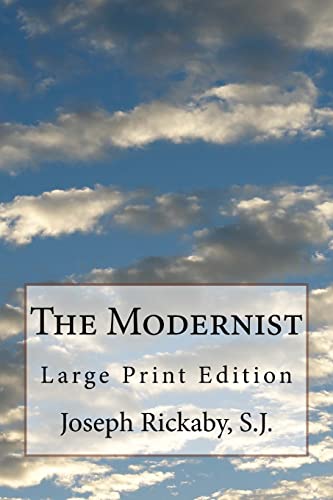 Beispielbild fr The Modernist: Large Print Edition zum Verkauf von THE SAINT BOOKSTORE