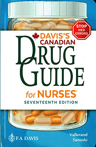 Imagen de archivo de Canadian Drug Guide for Nurses (Davis's Canadian Drug Guide for Nurses) a la venta por BooksRun