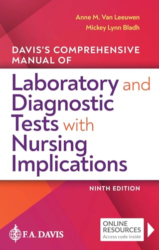 9781719640589: Davis's Comprehensive Manual of Laboratory and Diagnostic Tests With Nursing Implications