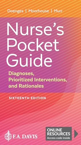 Beispielbild fr Nurse's Pocket Guide: Diagnoses, Prioritized Interventions, and Rationales zum Verkauf von A Team Books