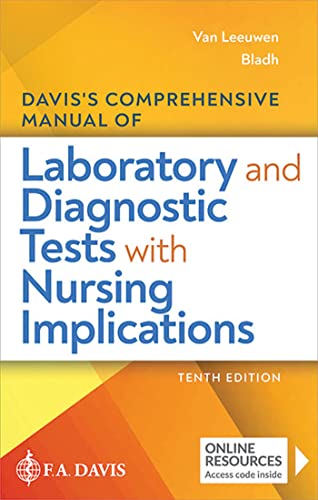 Stock image for Davis's Comprehensive Manual of Laboratory and Diagnostic Tests With Nursing Implications (Davis's Comprehensive Manual of Laboratory & Diagnostic Tests With Nursing Implications) for sale by BooksRun