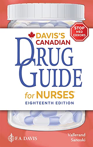 Imagen de archivo de Canadian Drug Guide for Nurses (Davis's Canadian Drug Guide for Nurses) a la venta por Textbooks_Source