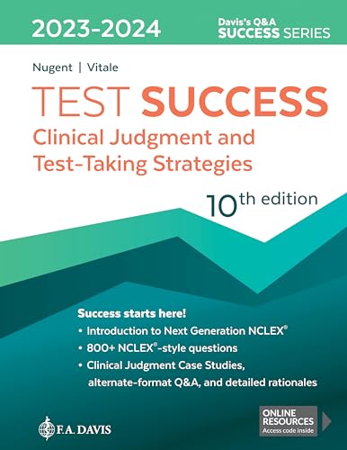 Beispielbild fr Test Success: Clinical Judgment and Test-Taking Strategies zum Verkauf von BooksRun