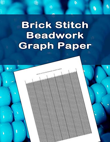 9781720097808: Brick Stitch Beadwork Graph Paper: specialized graph paper for designing your own unique brick stitch patterns for jewelry
