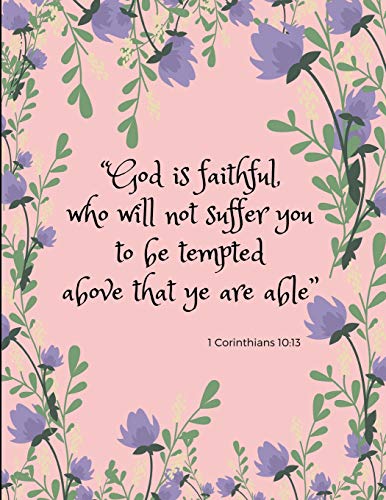 Beispielbild fr 1 Corinthians 10: 13: Weight Loss and Beating Cravings Journal for Christians with Bible Quote to Stop Overeating, Eating Too Much and S zum Verkauf von Buchpark