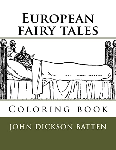 Beispielbild fr European fairy tales: Coloring book zum Verkauf von Lucky's Textbooks