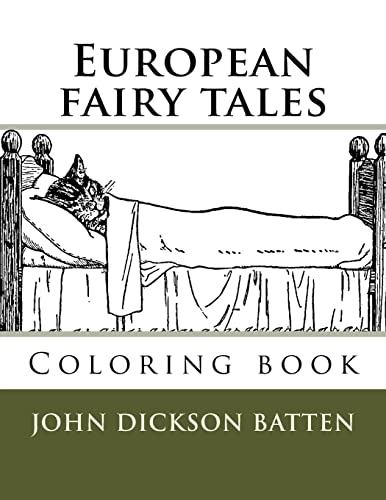 Stock image for European fairy tales: Coloring book for sale by Lucky's Textbooks