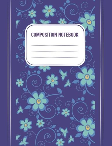 Imagen de archivo de Composition Notebook: Large Lined Notebook: 8.5 X 11 inch Size Wide Ruled Notebook (Composition Notebooks and Journals) - 100 pages numbered with Date - Softcover a la venta por Red's Corner LLC